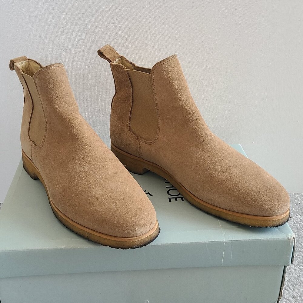 Shoe The Bear Sand II Suede Leather Chelsea Boots - Size EU 41 (US 8/8.5)